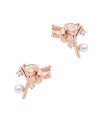 Cute Leaf Stalk Silver Stud Earring STS-6881